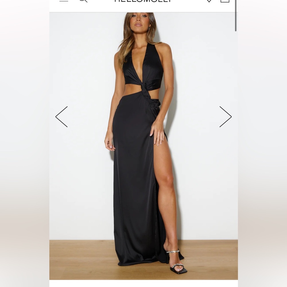 Hello Molly Black Gown